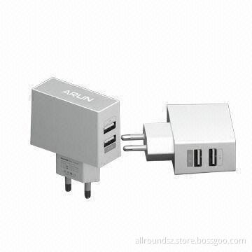 Power Charger for iPhone and iPad with Dual USB Port (2.1A)